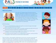 Tablet Screenshot of palspreschool.ie